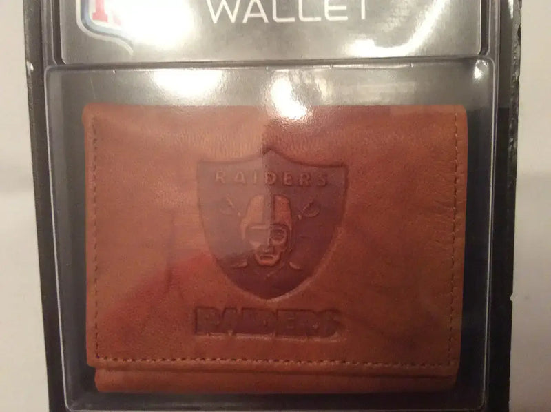 Official NFL Leather Wallet TriFold Embossed Choose Your Team