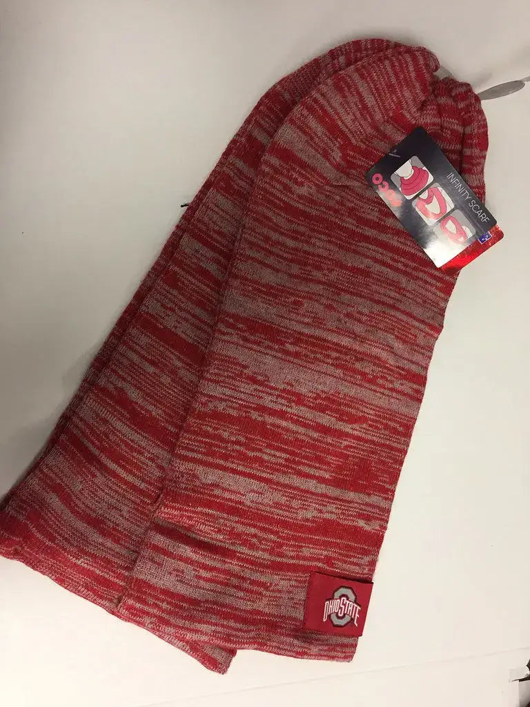 Officially Licensed NCAA Colorblend Infinity Scarf Ohio State Buckeys