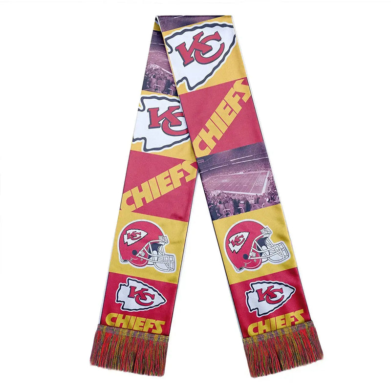 Officially Licensed NFL Bar Design Printed Scarf Choose Your Team