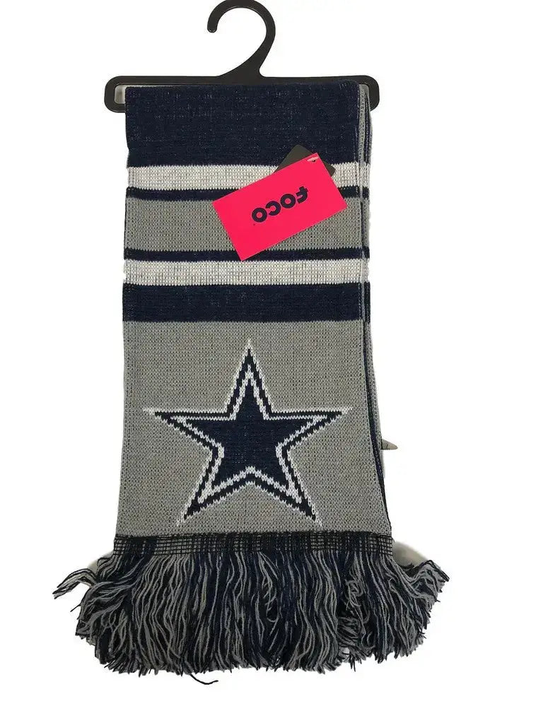 Officially Licensed NFL Colorblock Big Logo Scarf Choose Your Team