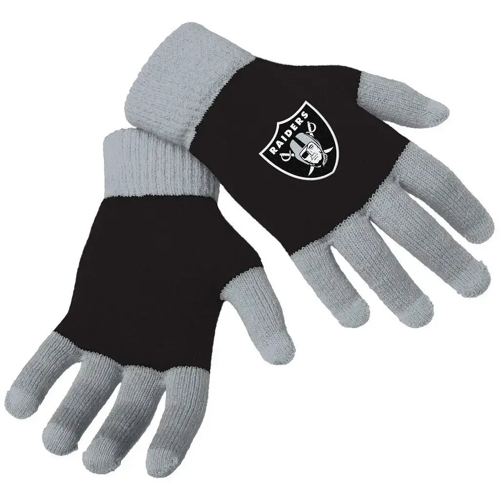 Officially Licensed NFL Knit Colorblock Gloves - Choose Your Team - Apparel