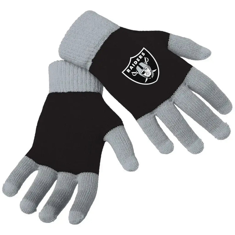 Officially Licensed NFL Knit Colorblock Gloves - Choose Your Team - Apparel