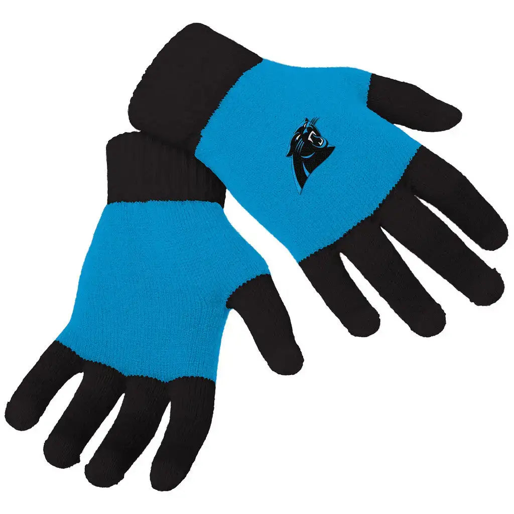 Officially Licensed NFL Knit Colorblock Gloves - Choose Your Team - Apparel