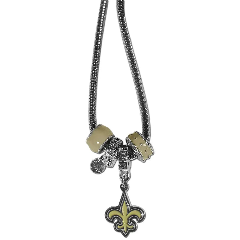 Officially Licensed NFL Team Euro Bead Necklace Choose Your Team