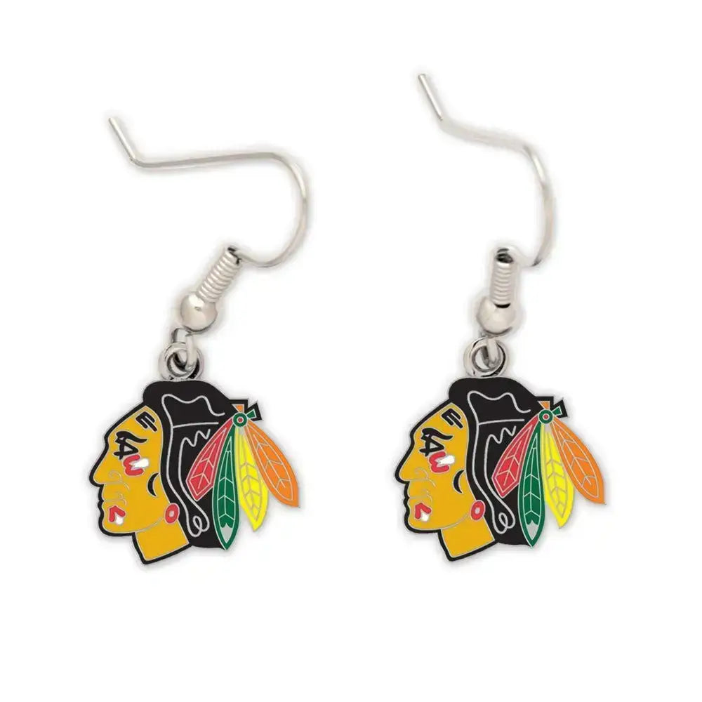 Officially Licensed NHL Hockey Team Dangle Earrings - Pick Your Team