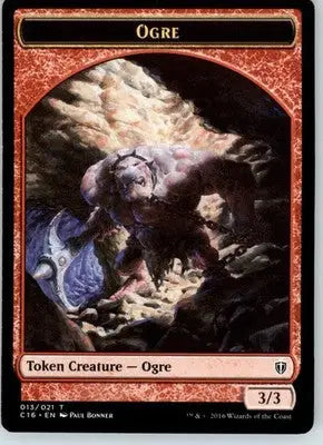 Ogre // Bird (007) Double-Sided Token - Commander 2016 - 13 // 7 - LP - Magic Card Single