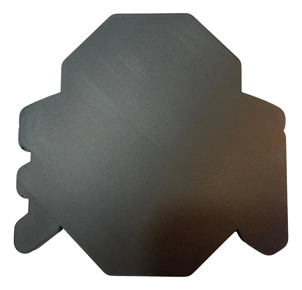 Dark grey interlocking foam floor mat tile for Ohio State Buckeyes NCAA display