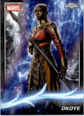 Okoye - 2025 Topps Chrome Marvel Studios - #82 - Non_sport - Non-Sports Card Single