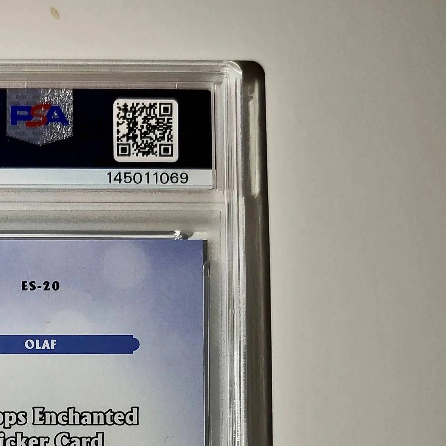 Olaf 2025 Topps Disney #ES-20 Enchanted Sticker Card Frozen PSA 9 - Non-Sports Card Single