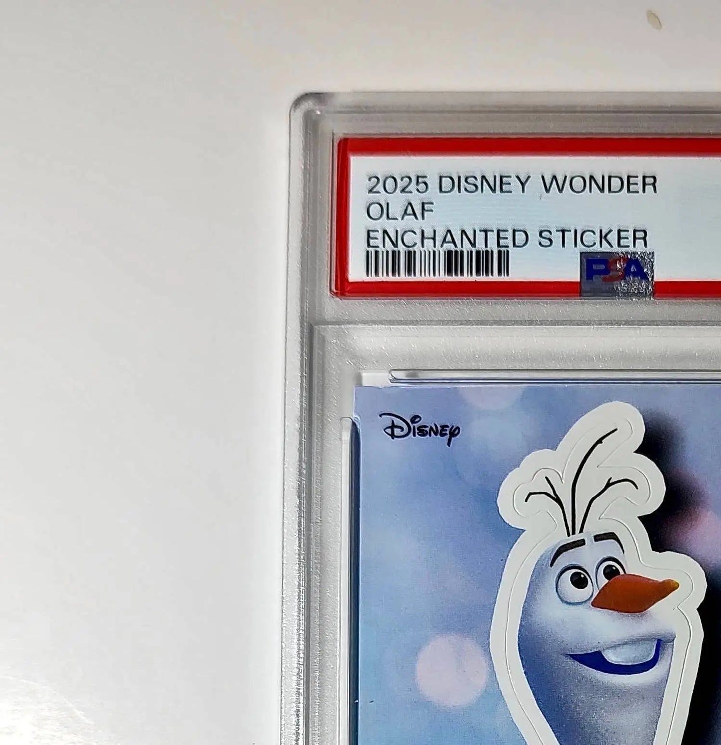 Olaf 2025 Topps Disney #ES-20 Enchanted Sticker Card Frozen PSA 9 - Non-Sports Card Single