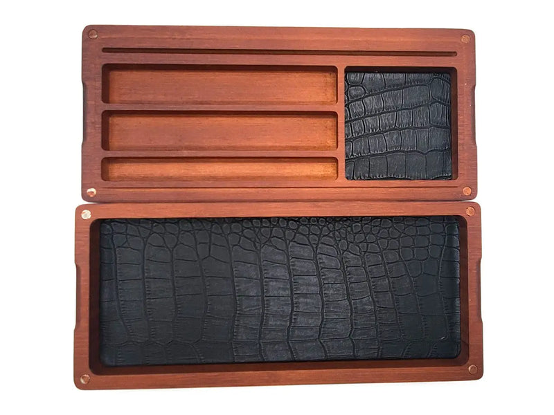 Old School Dice: Dragon’s Vault - Dark Brown - Display Case
