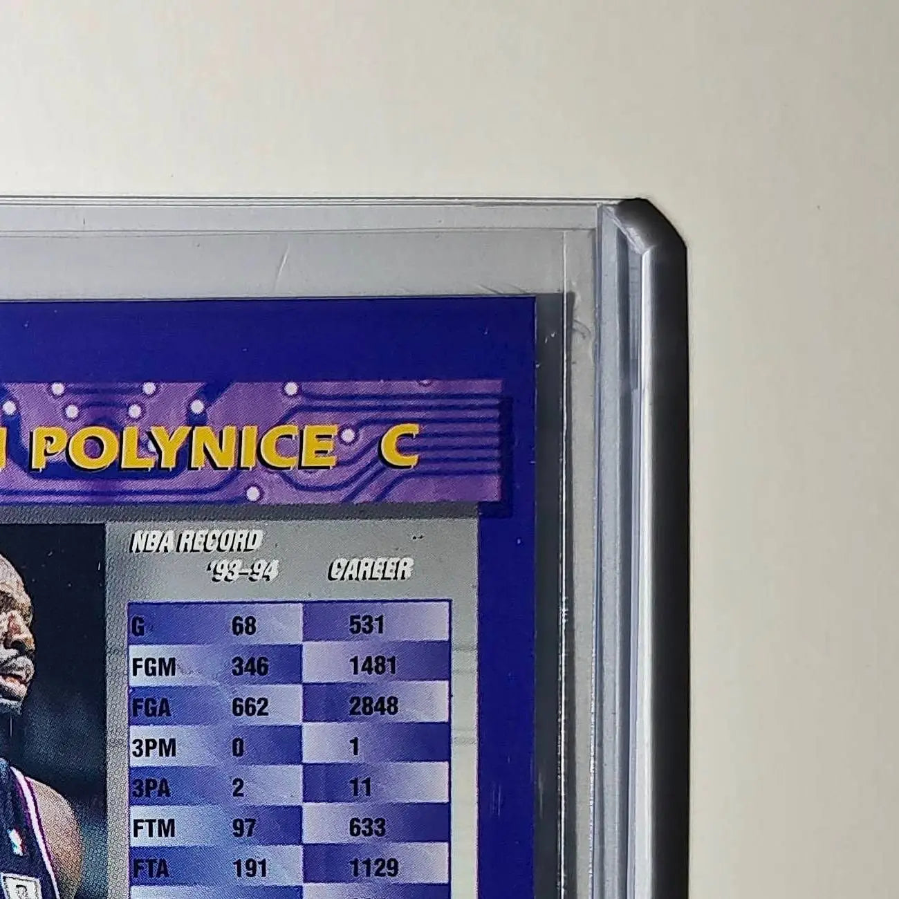 Olden Polynice 1994-95 Topps Finest #317 Basketball Card