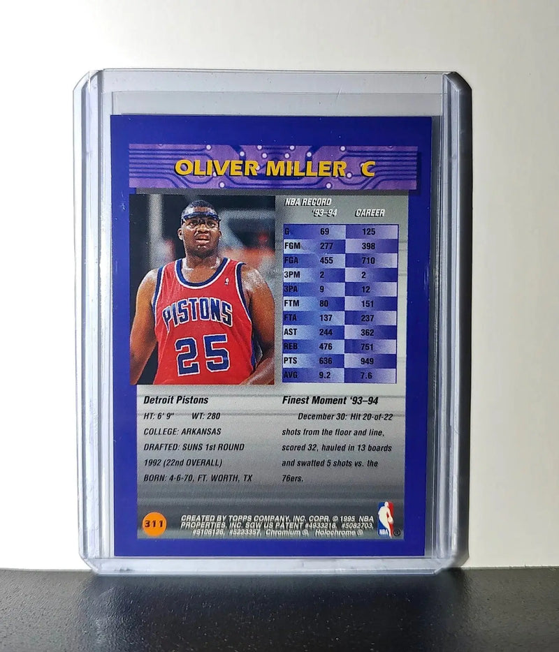 Oliver Miller 1994-95 Topps Finest #311 Basketball Card