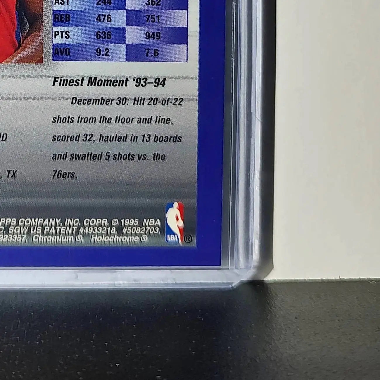Oliver Miller 1994-95 Topps Finest #311 Basketball Card