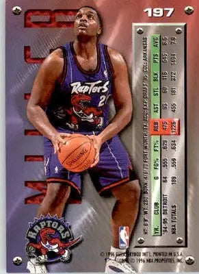 Oliver Miller - 1995-96 Metal - #197 - Basketball - Basketball Card Single