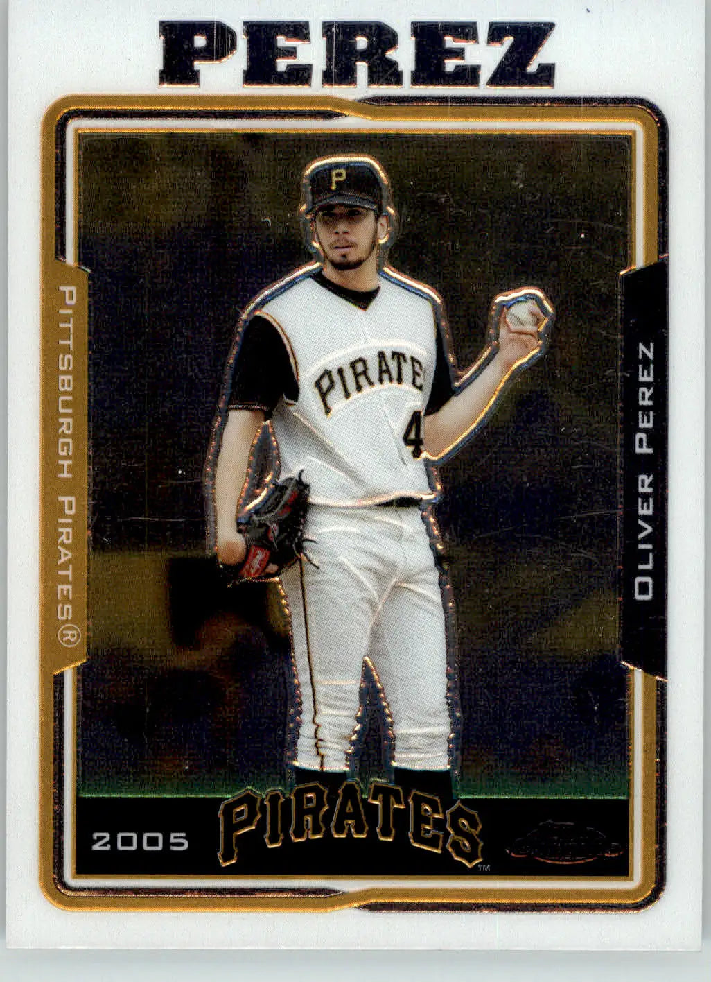 Oliver Perez - 2005 Topps Chrome - #177 - Baseball - Baseball Card Single