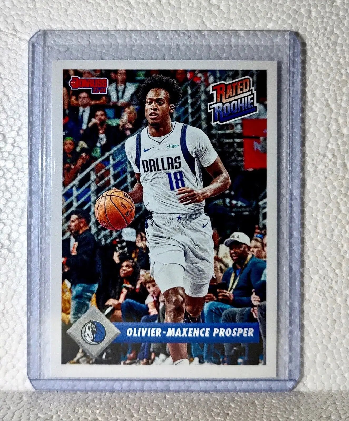 Olivier-Maxence Prosper 2023-24 Panini NBA #22 Rated Rookie Retro Card 1/715 - Basketball Card Single