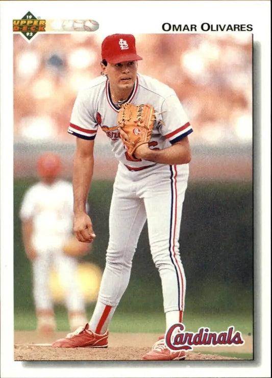 Omar Olivares 1992 Upper Deck MLB #478 Baseball Card St. Louis Cardinals - Baseball Card Single