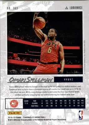 Omari Spellman - 2018-19 Panini Chronicles - #163 - RC Basketball - Basketball Card Single