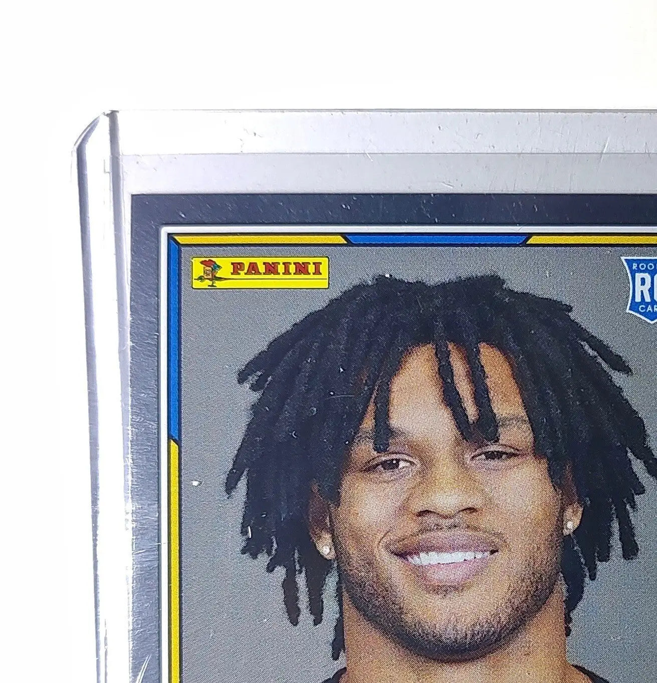 Omarion Hampton 2025 Panini NFL #79 Foil Sticker Card Los Angeles Chargers