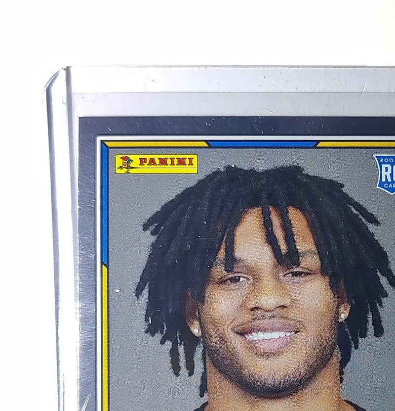 Omarion Hampton 2025 Panini NFL #79 Foil Sticker Card Los Angeles Chargers