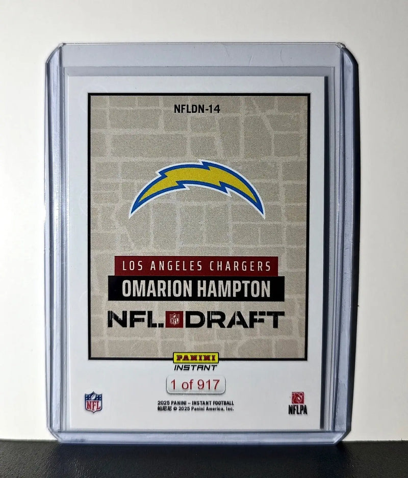 Omarion Hampton Rookie 2025 NFL Draft #14 Football Los Angeles Chargers 1 of 917