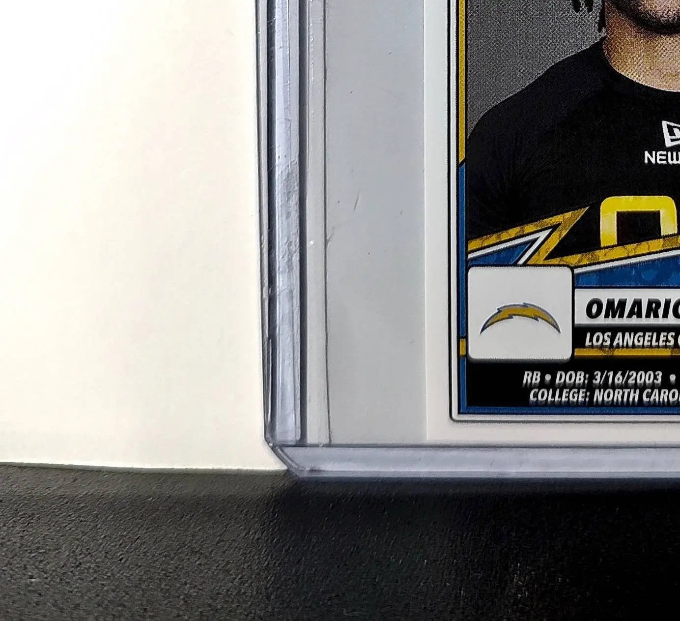 Omarion Hampton Rookie 2025 Panini NFL #286 Sticker Chargers