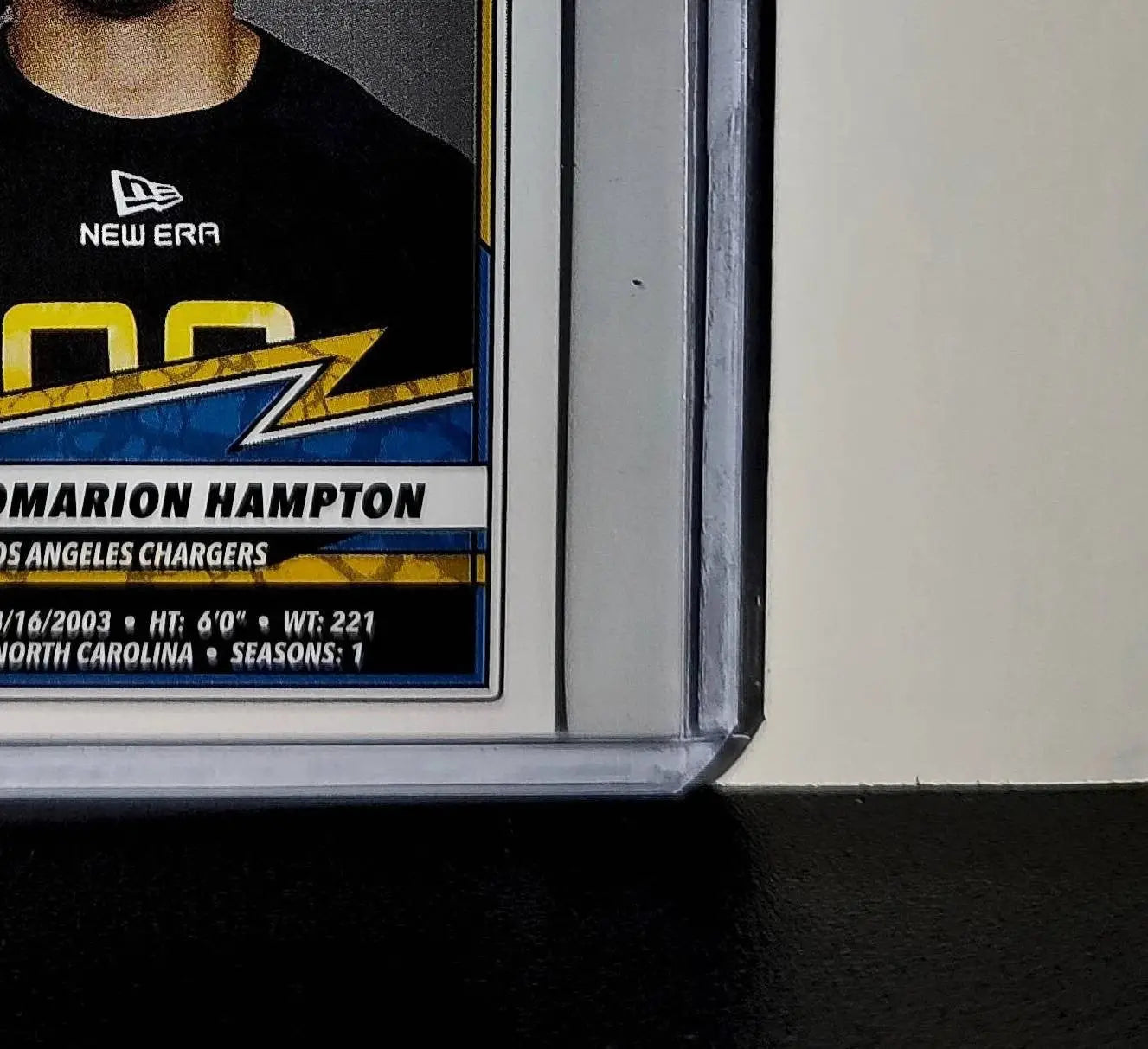 Omarion Hampton Rookie 2025 Panini NFL #286 Sticker Chargers