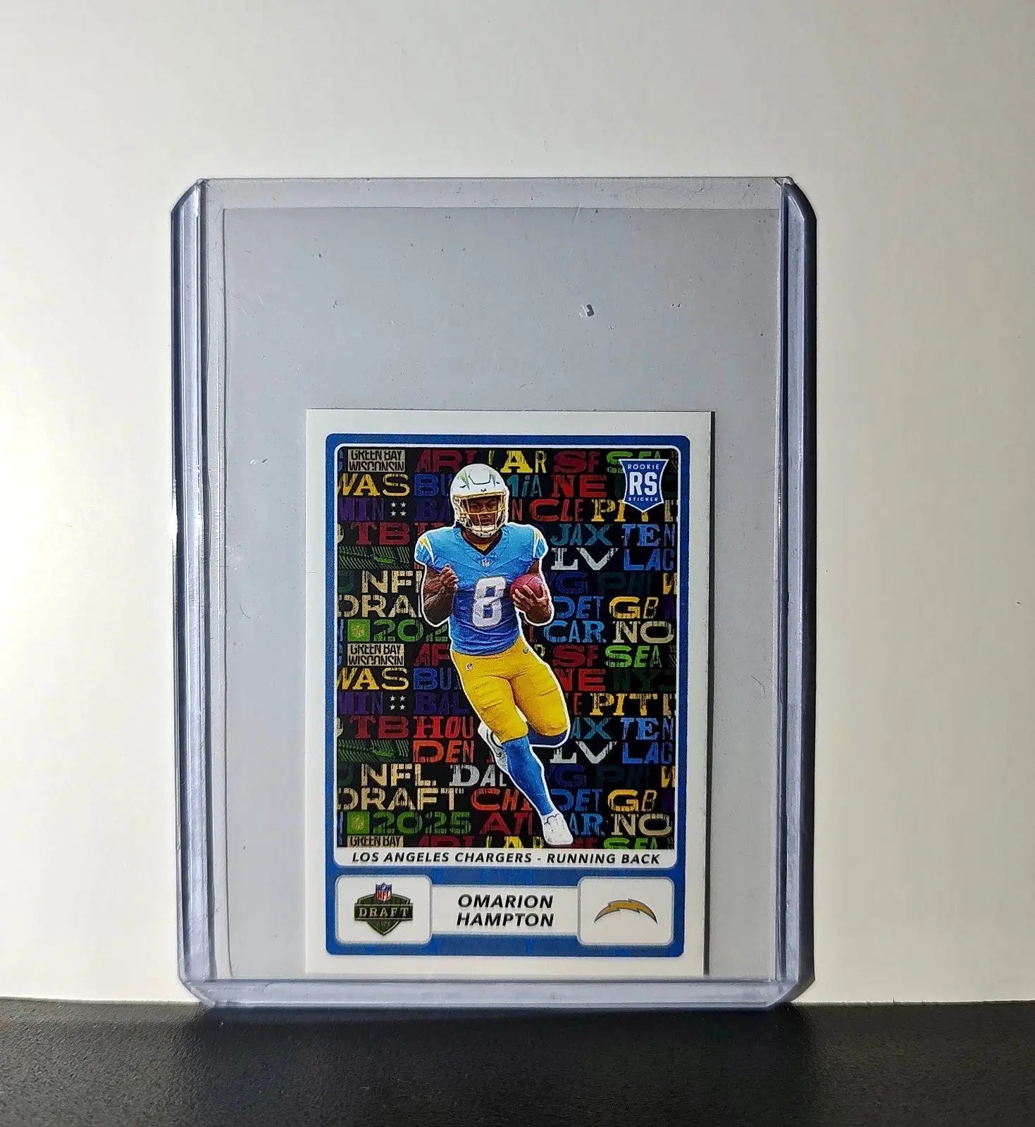 Omarion Hampton Rookie 2025 Panini NFL #557 Draft Sticker - Football Card Single