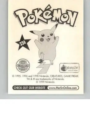 Omastar - 1999 Merlin Pokemon Stickers - #226 - Non_sport - Pokémon Card Single