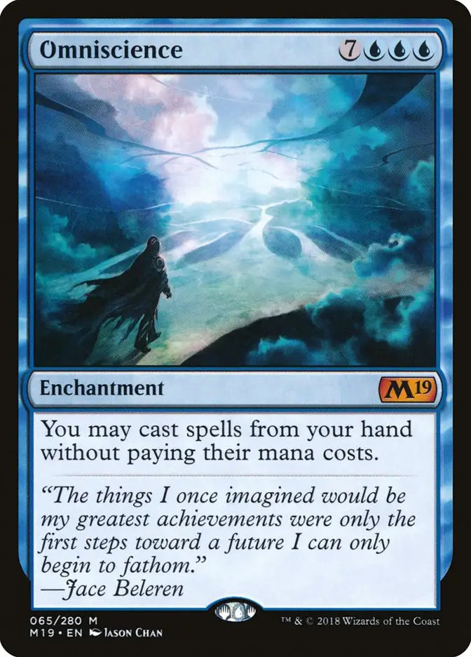 Omniscience [Core Set 2019] - Magic Card Single