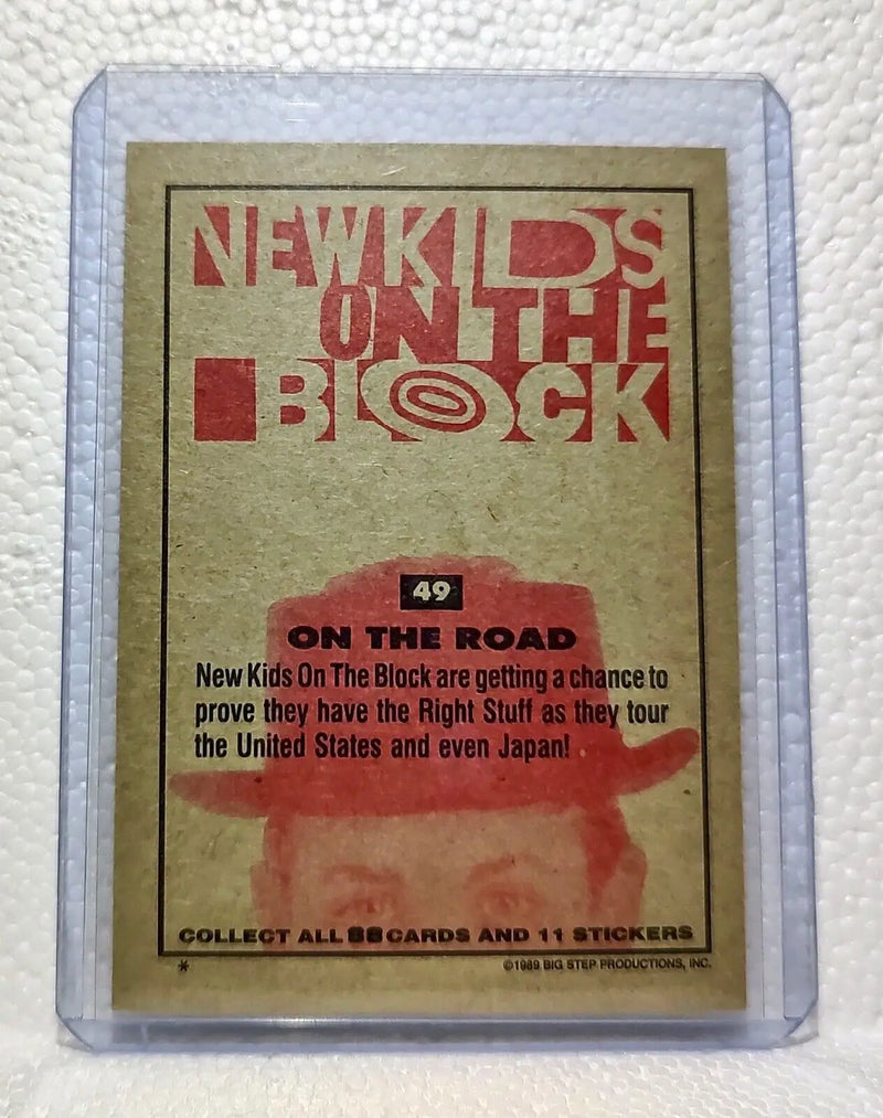 On the Road 1989 New Kids on the Block #49 Trading Card - Entertainment Card Single