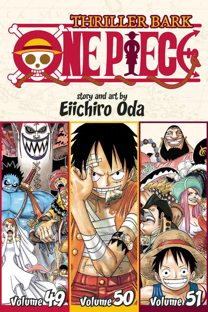 One Piece Thriller Bark Tpb Volume featuring Gecko Moria and volumes 49-51 collection