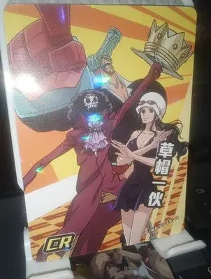 One Piece BROOK + BOA HANCOCK Collectible Trading Card Holo Rare OP-WA101-CR-11 - Non-Sports Card Single