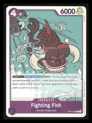 One Piece Card Game Fighting Fish #OP10-069 One Piece Royal Blood - One Piece Card Single