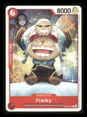 One Piece Card Game Franky #OP10-014 One Piece Royal Blood - One Piece Card Single