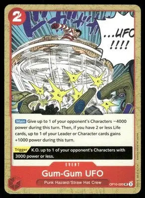 One Piece Card Game Gum-Gum UFO #OP01-020 One Piece Royal Blood - One Piece Card Single