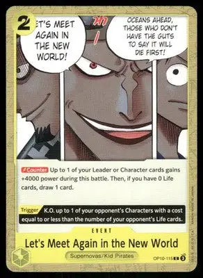 One Piece Card Game Let’s Meet Again in the New World #OP01-115 Royal Blood - One Piece Card Single
