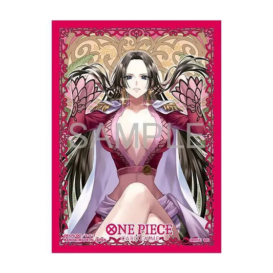 One Piece Card Game Official Sleeves - Boa Hancock (70-Pack) - Gaming Supplies - Card Sleeves