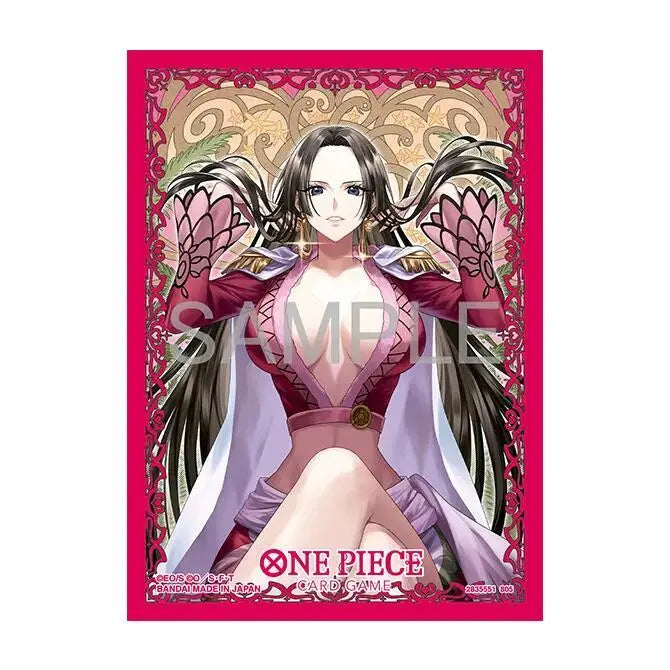 One Piece Card Game Official Sleeves - Boa Hancock (70-Pack) - Gaming Supplies - Card Sleeves