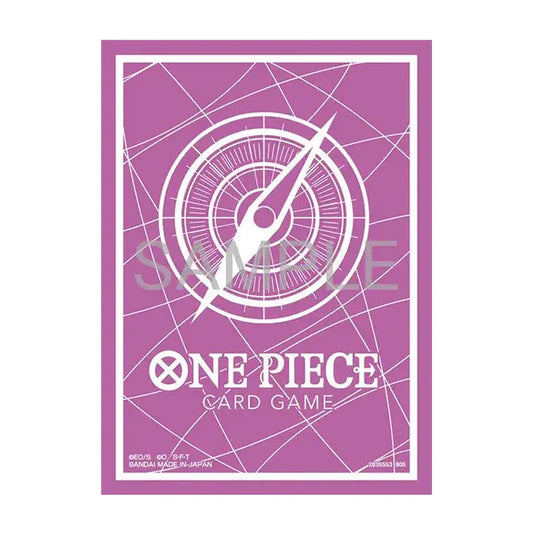 One Piece Card Game Official Sleeves - Standard Purple (70-Pack) - Gaming Supplies - Card Sleeves