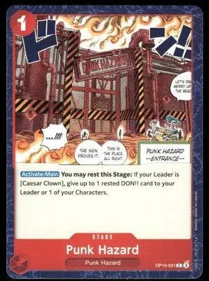 One Piece Card Game Punk Hazard #OP01-021 One Piece Royal Blood