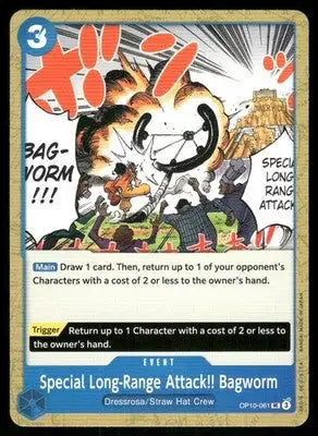 One Piece Card Game Special Long-Range Attack Bagworm #OP01-061 Royal Blood