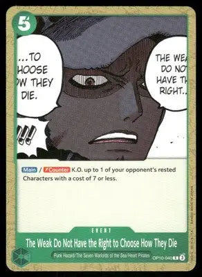 One Piece Card Game The Week Do Not Have the Right #OP10-040 Royal Blood