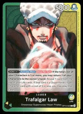 One Piece Card Game Trafalgar Law #OP01-022 One Piece Royal Blood