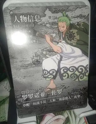 One Piece Collectible Trading Card Roronoa Zoro One Piece Foil OP-WA101-SR-02 - Other