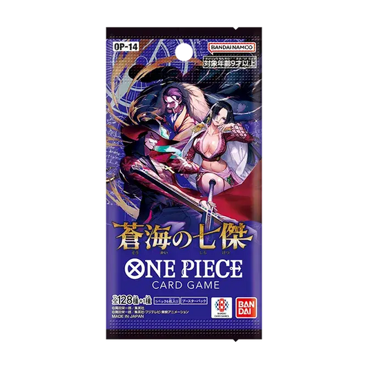 One Piece TCG: The Azure Sea’s Seven (OP-14) Japanese Booster Pack - TCG - One Piece Sealed