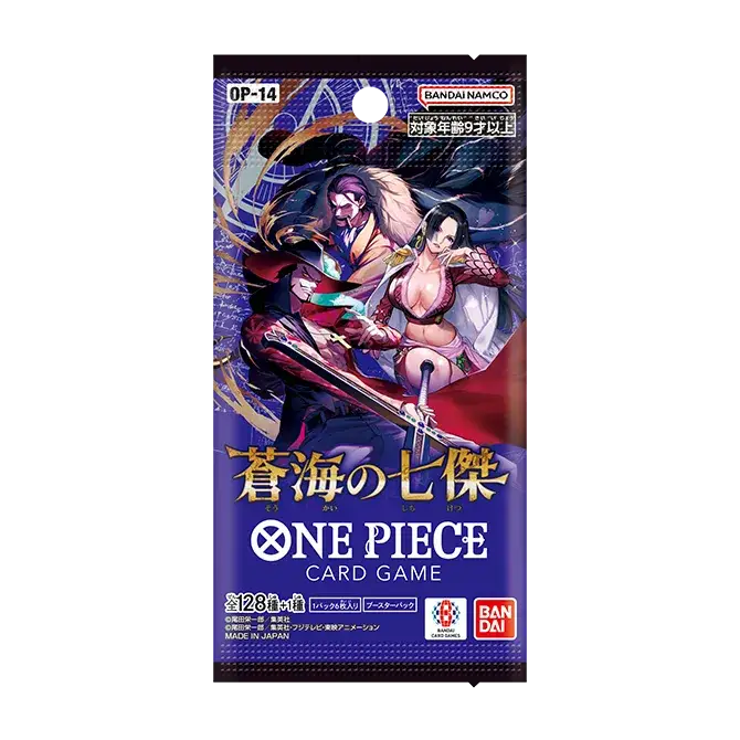 One Piece TCG: The Azure Sea’s Seven (OP-14) Japanese Booster Pack - One Piece Card Single