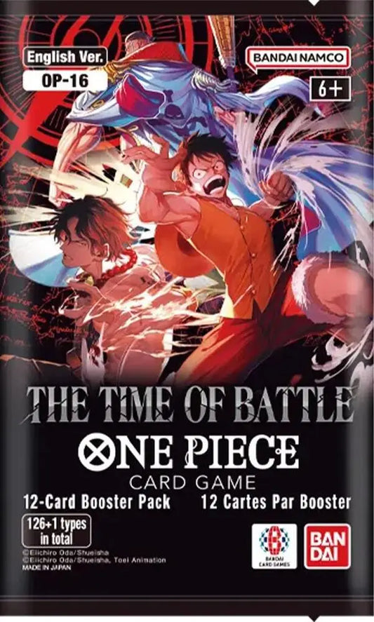One Piece The Time of Battle OP-16 Booster Pack | Columbia Sports Cards - Sports Card Hobby Boxes