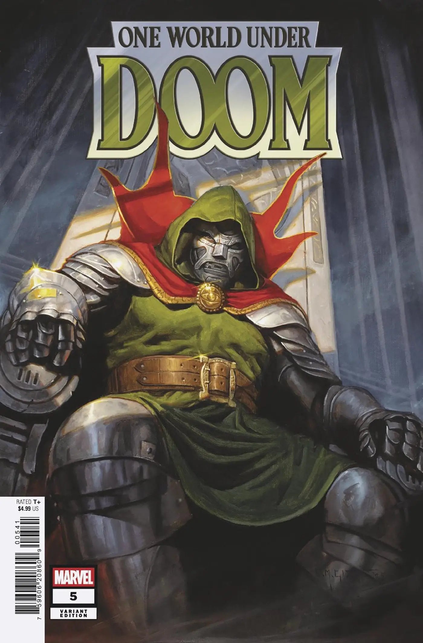 One World Under Doom #5 E.M. Gist Variant - Back Issues